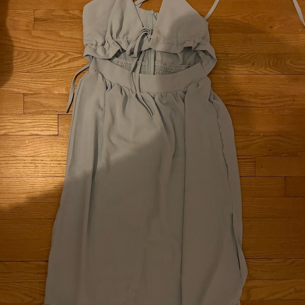 Elegant Blue Women's Dress